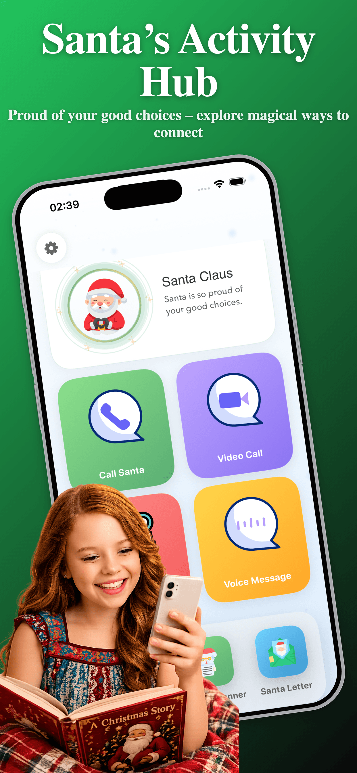 Call Santa AI — Home Screen
